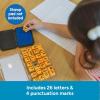 Educational Insights Lowercase Alphabet Rubber Stamps – Letter Stamps for Kids, Set of Teacher Stampers for Classroom, Teacher Must Haves, Fine Motor Skills, Toddler ABC Stampers, Ages 4+