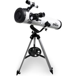 Educational Insights GeoSafari Omega Reflector Telescope – Portable Telescope for Kids, Teens, & Adults, Supports STEM Learning, Great to Explore Space, Moon, & Stars, Gift for Boys & Girls Ages 8+