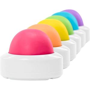 Educational Insights Wireless Eggspert 2.4 GHz Student Buttons (Set of 6) – Answer Buzzers for Trivia Games, Game Buzzers with Lights and Sound, Small Group Classroom Must Haves for Classroom Games(Pack of 6)
