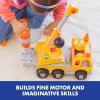 Educational Insights Design & Drill Bolt Buddies Crane Take Apart Toy with Electric Toy Drill, Preschool STEM Toy, Boys & Girls Ages 3+, Medium