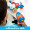 Educational Insights Design & Drill Bolt Buddies Police Motorcycle – Construction Toys & Toddler Tools, Kids Tool Set with Real Electric Drill Toy, Take Apart STEM Set, Building Kits for Ages 3+