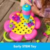 Educational Insights Design & Drill Flower Power Studio, Drill Toy, 50-Pieces, Gift for Kids Ages 3+