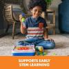 Educational Insights Design & Drill Rivet Pop Workshop, 54 Pieces with Electric Toy Drill, STEM Toy, Gift for Kids Ages 3+