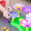 Educational Insights Design & Drill STEM Garden, Flower Building Drill Toy, 37 Piece Set
