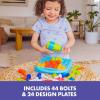 Educational Insights Design & Drill Shapes Workshop – Construction Toys & Toddler Tools, Kids Tool Set with Real Electric Drill Toy, Take Apart STEM Set, Building Kits and Gifts for Ages 3+