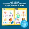 Educational Insights Hot Dots Let’s Learn Pre-K Math – Preschool Math Workbook to Learn Counting & Colors with Interactive Activities, Classroom Essentials, Ages 3+