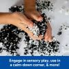 Educational Insights Pluffle® Black & White 2-Pack – Sensory Bin Foam Set, No Mess Alternative to Sand Toys & Slime for Toddlers, Fun Sensory Table Filler for Home or Classroom, Gift for Kids Ages 3+(Medium)