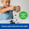 Educational Insights Pluffle® Black & White 2-Pack – Sensory Bin Foam Set, No Mess Alternative to Sand Toys & Slime for Toddlers, Fun Sensory Table Filler for Home or Classroom, Gift for Kids Ages 3+(Medium)