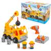 Educational Insights Design & Drill Bolt Buddies Crane Take Apart Toy with Electric Toy Drill, Preschool STEM Toy, Boys & Girls Ages 3+, Medium