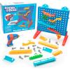 Educational Insights Design & Drill Marble Maze – STEM Building Toys for Kids, Marble Run Set with Electric Drill Toy, STEM Toys & Physics Games, Gifts for Boys and Girls Ages 5+