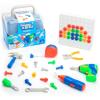Educational Insights Design & Drill Toolbox – Construction Toys & Toddler Tools, Kids Tool Set with Real Electric Drill Toy, Kids Tool Box, Toddler Building Toys for Girls and Boys Ages 3+