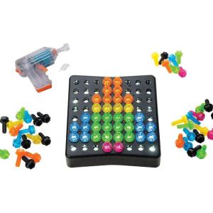 Educational Insights Design & Drill BrightWorks – Light-Up Kids Tool Set with Real Electric Drill Toy, Construction Toys & Toddler Tools, Take Apart STEM Set, Building Kits for Ages 3+