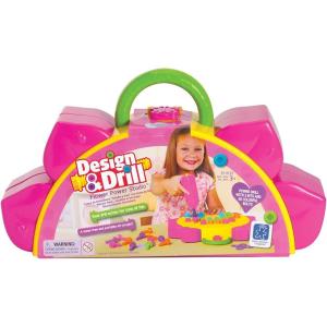 Educational Insights Design & Drill Flower Power Studio, Drill Toy, 70 Piece Set, Perfect for Boys & Girls Ages 3+, Medium