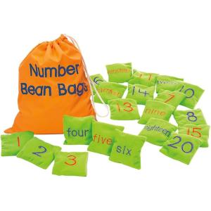 Educational Insights Number Beanbags, Learn Numbers, Toddler Learning Toy, Preschool Kindergarten Classroom Must Haves, Set of 20 Beanbags, Ages 3+