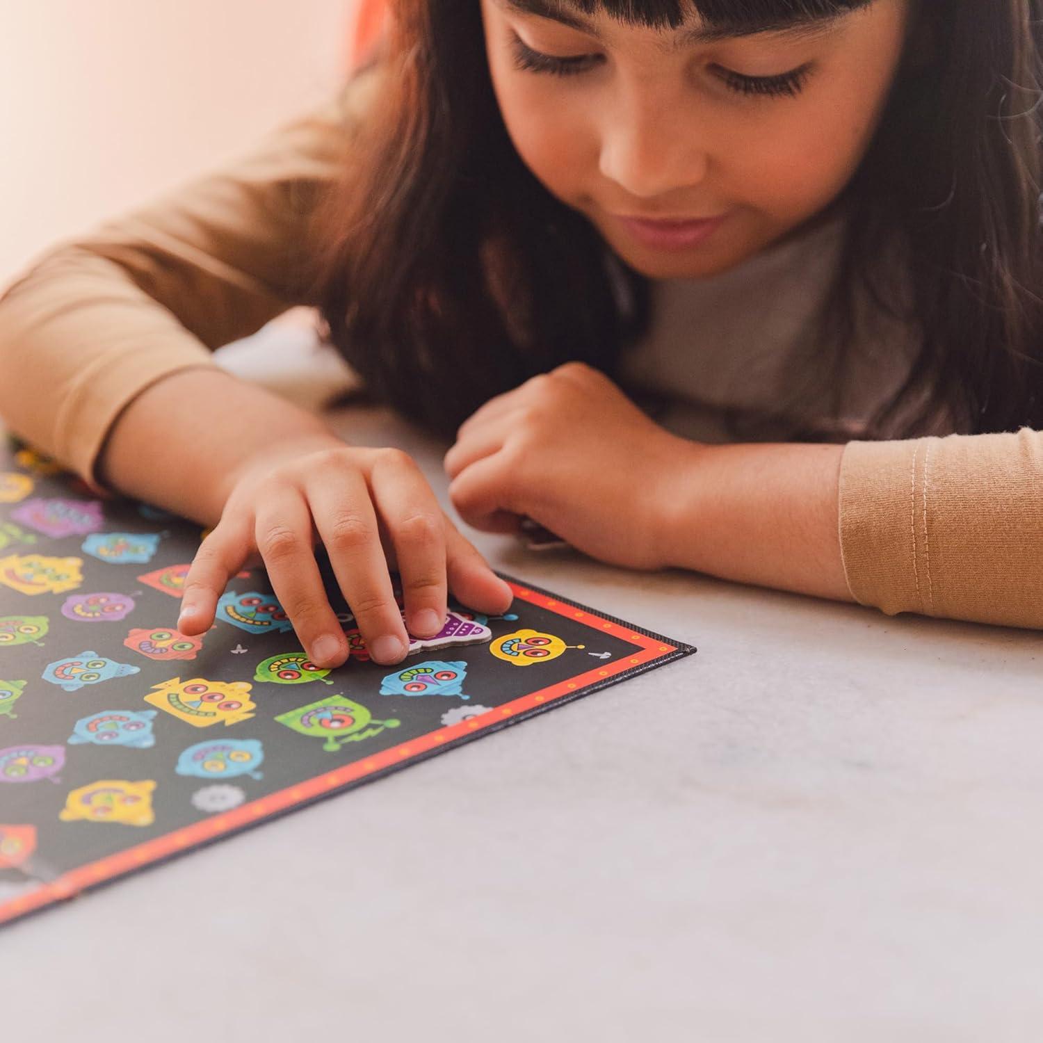 imageEducational Insights Robot Face Race Fast Paced Color Recognition Matching Game for 24 Players AwardWinning Fun Family Board Game for Kids Ages 4