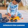Educational Insights Design & Drill Bolt Buddies Bulldozer – Construction Toys & Toddler Tools, Kids Tool Set with Real Electric Drill Toy, Take Apart STEM Set, Building Kit & Gift for Ages 3+(One Size)