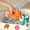 Educational Insights Frankie’s Food Truck Fiasco – Shape Matching Game for Toddlers, Toddler Tweezers Fine Motor Games, Early Math Toddler Board Games for 4 Year Olds, Practice Turn Taking & Dexterity(Game Only)