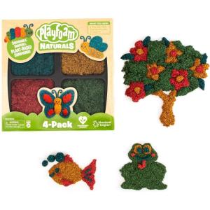 Educational Insights Playfoam Naturals 4-Pack, Plant-Based Playfoam Naturals in 4 Colors, Ages 3+