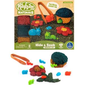 Educational Insights Playfoam Naturals Sensory Set, Sensory Bin with Tools, Fine Motor Skills, Gift for Boys & Girls Ages 3+