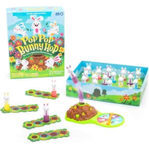 Educational Insights Pop Pop Bunny Hop – Memory & Color Matching Game for 2-4 Players, Preschool Learning Game, Gift for Ages 3+