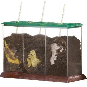 Educational Insights See-Through Compost Container – STEM Kits for Kids, Earth Science Kit for Homeschool or Classroom, Practice Observation & Learn About Nature, Science Experiments for Kids Ages 4+