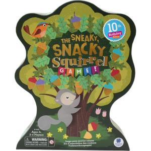 Educational Insights Special Edition The Sneaky, Snacky Squirrel Game, Preschool & Toddler Board Game for Kids 3-5 Years, Color Matching, Fine Motor Skills