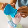 Educational Insights Pluffle® Glow-in-The-Dark – Sensory Bin Foam Set, No Mess Alternative to Sand Toys & Slime for Toddlers at Home or in The Classroom, Fun Sensory Table Filler, Gift for Ages 3+(glow)