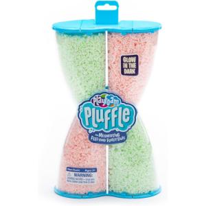 Educational Insights Pluffle® Glow-in-The-Dark – Sensory Bin Foam Set, No Mess Alternative to Sand Toys & Slime for Toddlers at Home or in The Classroom, Fun Sensory Table Filler, Gift for Ages 3+(glow)