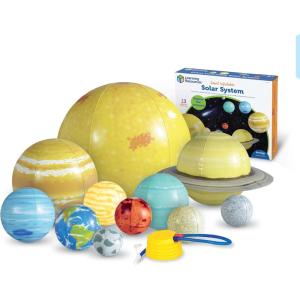 Learning Resources Giant Inflatable Solar System – Project Kit, Space and Planet Model, Constellation Classroom Globe, STEM Science Projects Gifts, Preschool , Teacher Must Haves(Large)