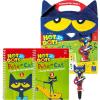 Educational Insights Hot Dots Jr. Pete The Cat – Kindergarten Rocks Set with Interactive Pen Included, 200+ Multi-Subject Activities, Homeschool & Kindergarten Readiness Learning Workbooks, Ages 5+(I Love Kindergarten)