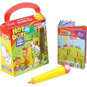 Educational Insights Hot Dots Jr. Learn My 123s with Highlights: Homeschool Learning Workbooks, Kids Travel Activity, Ages 3+(123s)