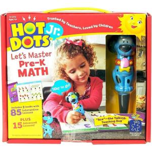 Educational Insights Hot Dots Jr. Let’s Master Pre-K Math Set, Homeschool & School Math Workbooks, 2 Books & Interactive Pen, 100 Math Lessons, Ages 4+