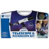 Educational Insights GeoSafari Telescope & Microscope Set – Science Kit with Refractor Telescope and Microscope for Kids, Includes Prepared Slides, Discovery Toys, Science Gifts for Kids 8-12