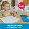 Educational Insights Alphabet Rubber Stamps – Uppercase 5/8″, Set of 26 Letters and 4 Punctuation Marks: Perfect for Homeschool & Classroom, Ages 4+