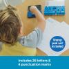 Educational Insights Alphabet Rubber Stamps – Uppercase 5/8″, Set of 26 Letters and 4 Punctuation Marks: Perfect for Homeschool & Classroom, Ages 4+