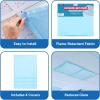 Educational Insights Mini Square Fluorescent Light Covers 4-Pack: Tranquil Blue – Ceiling Light Filters for Classroom, Office & Home, Overhead LED Shades, Calming Sensory Fixtures & Teacher Essentials(Tranquil Blue)
