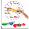 Educational Insights SpinZone Magnetic Whiteboard Spinners – Game Spinners for Classroom, DIY Game Wheel, Classroom Accessories for Dry Erase Board or Magnetic Spinner Wheel, Teacher Must-Haves