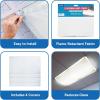 Educational Insights The Original Fluorescent Light Covers 4-Pack: Tranquil Blue – Ceiling Light Filters for Classroom, Office & Home, Overhead LED Shades, Calming Sensory Fixture & Teacher Essentials(Whisper White)