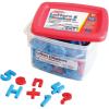 Educational Insights Color-Coded Uppercase & Lowercase AlphaMagnets and MathMagnets, Set of 214 Letters, Numbers, Punctuation & Math Symbols, Preschool Kindergarten Classroom Must Haves, Ages 3+