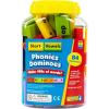 Educational Insights Phonics Dominoes – Short Vowels – Manipulative for Classroom & Home, Set of 84 Dominoes in 6 Colors, Ages 6+(Short Vowels)