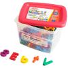 Educational Insights Multicolored AlphaMagnets and MathMagnets, 214 Pieces(126 Pieces)