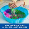 Educational Insights Pluffle® Preschool Sensory Bin – Sensory Bin Foam Set, No Mess Alternative to Sand Toys & Slime for Toddlers, Fun Sensory Table Filler for Home or Classroom, Gift for Kids Ages 3+