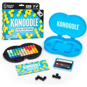 Educational Insights Kanoodle Fan Edition – 20th Anniversary (Cyan), Brain Teaser Puzzle for Ages 7 and up