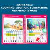 Educational Insights Hot Dots Let’s Learn Kindergarten Math – Kindergarten Math Workbook, Classroom Essentials, Ages 5+