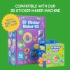 Educational Insights 3D Sticker Maker Refill Pack: Garden Friends – Supplies for Custom Sticker Maker for Kids, DIY Stickers for Kids, Puffy Stickers for Toddlers, Craft Kits for Girls and Boys