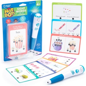 Educational Insights Hot Dots® Sight Words Card Set – Learn to Read Activities for Kids, Includes 26 Double-Sided Cards, Reading Games, Reading Tools, Gift for Ages 4+(Sight Words)